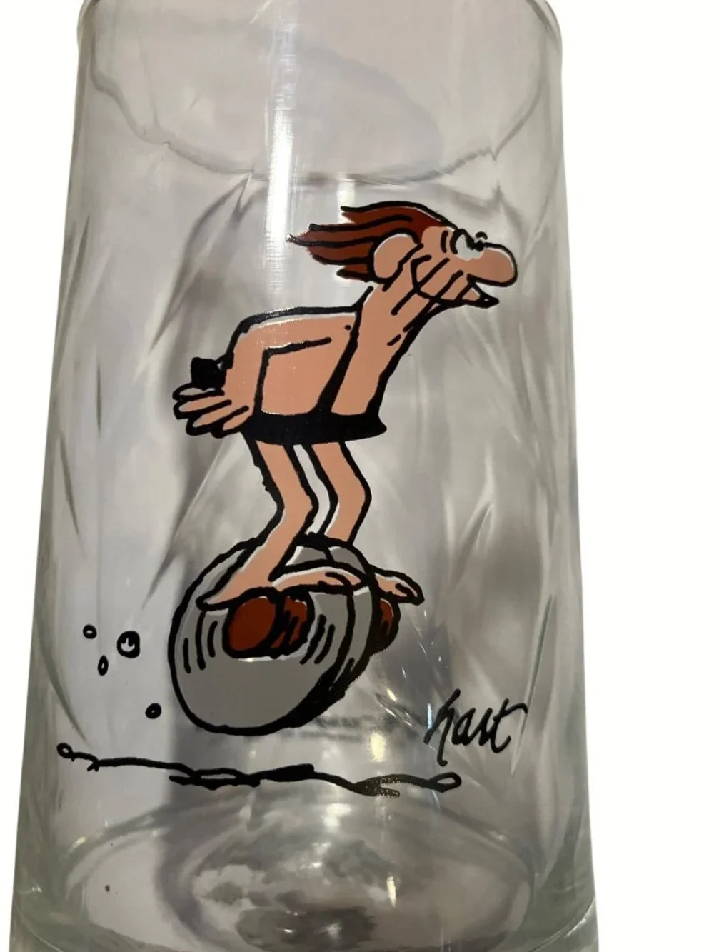 Vintage Arby B.C. Ice Age Collector Glasses Set Of 2 1981 Cartoon